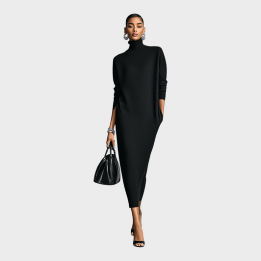 Iris Women's Dress in Knit in a Relaxed Fit with Pockets, photo 2