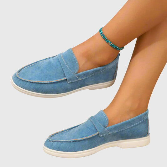 Jenny Women's Slip-On Loafers in a Suede Look, photo 2