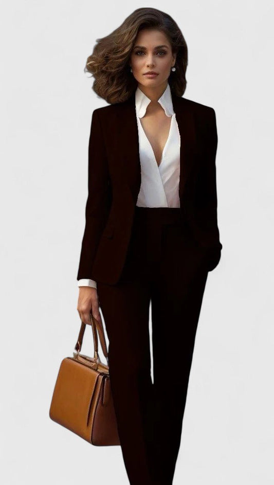 Keira Women's Co-ord Set with Straight Legs with Lapels, photo 2
