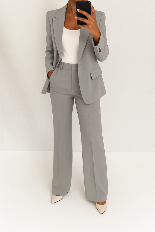 Molly Women's Co-ord Set with Wide Legs with Buttons, photo 2