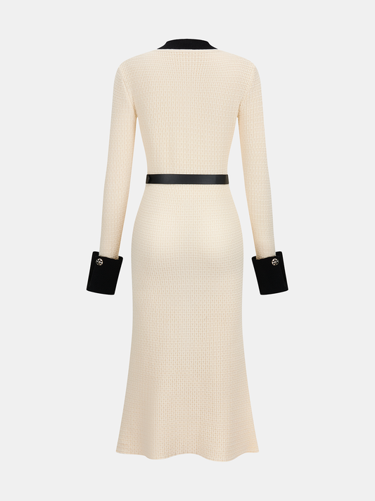 Verity Women's Dress in Knit with Buttons, photo 2