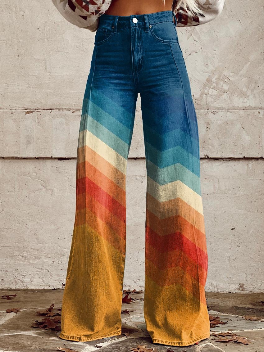 Adele Women's Trousers in Polyester with Wide Legs, photo 1