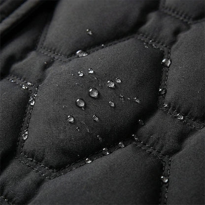 Alice Women's Coat with a Hood with a Zip and Quilting, photo 8