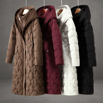 Alice Women's Coat with a Hood with a Zip and Quilting, photo 9