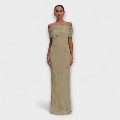Ariana Women's Dress in Knit with Short Sleeves, photo 3