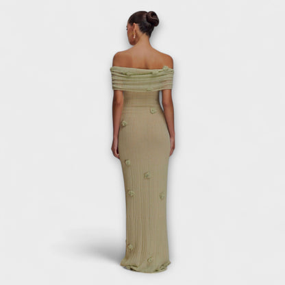 Ariana Women's Dress in Knit with Short Sleeves, photo 5