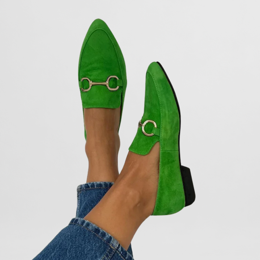 Blair Women's Loafers in a Suede Look with a Flat Sole, photo 2