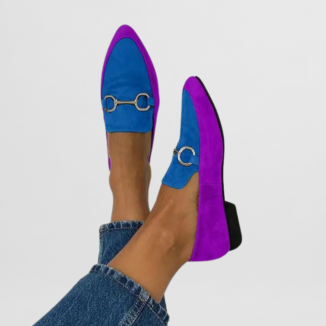 Blair Women's Loafers in a Suede Look with a Flat Sole, photo 4