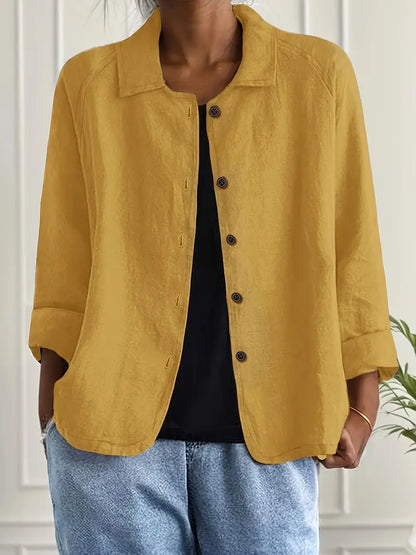 Brooke Women's Top with a Classic Collar with Buttons, photo 10
