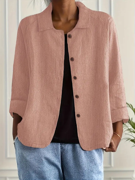 Brooke Women's Top with a Classic Collar with Buttons, photo 2