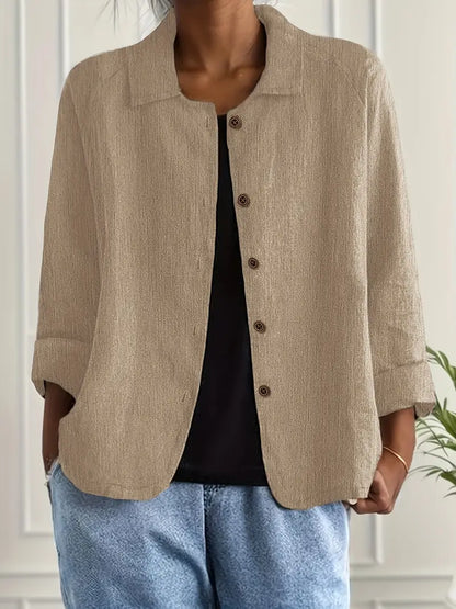 Brooke Women's Top with a Classic Collar with Buttons, photo 3