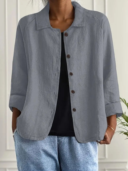 Brooke Women's Top with a Classic Collar with Buttons, photo 7