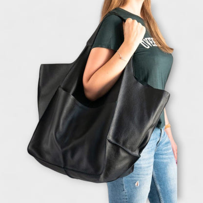 Cassie Women's Slouchy Shoulder Bag in a Leather Look, photo 3