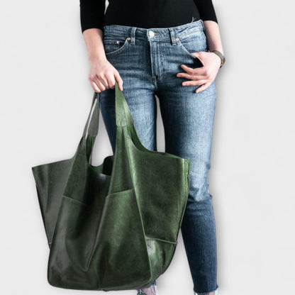 Cassie Women's Slouchy Shoulder Bag in a Leather Look, photo 7