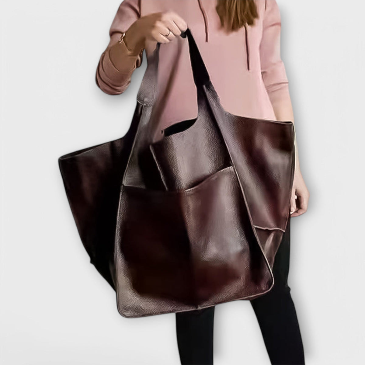 Cassie Women's Slouchy Shoulder Bag in a Leather Look, photo 8