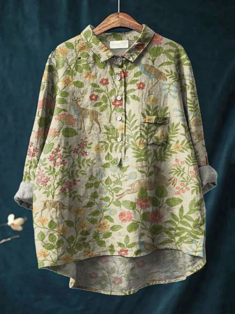 Colette Women's Shirt in a Relaxed Fit with a Floral Print, photo 1