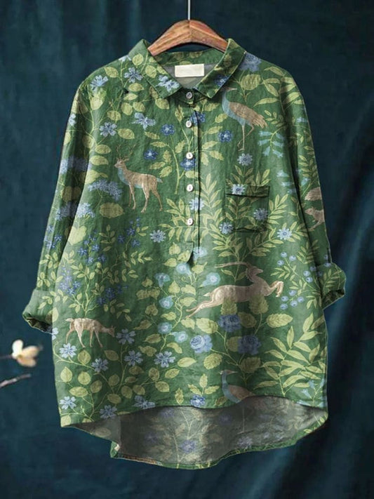 Colette Women's Shirt in a Relaxed Fit with a Floral Print, photo 2