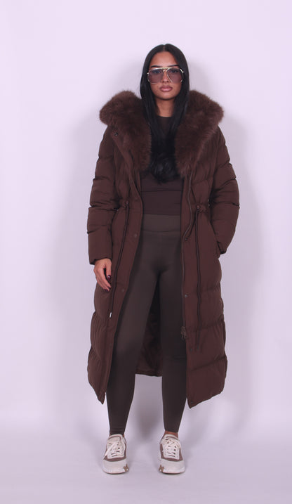Edie Women's Coat with a Hood with a Zip with Long Sleeves and Quilting, photo 1