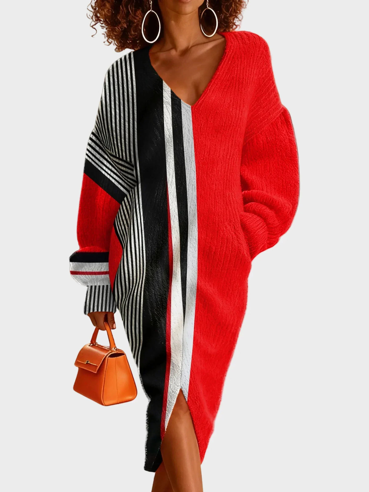 Edith Women's Hoodie in Cotton with a Hood and an All-over Print, photo 6