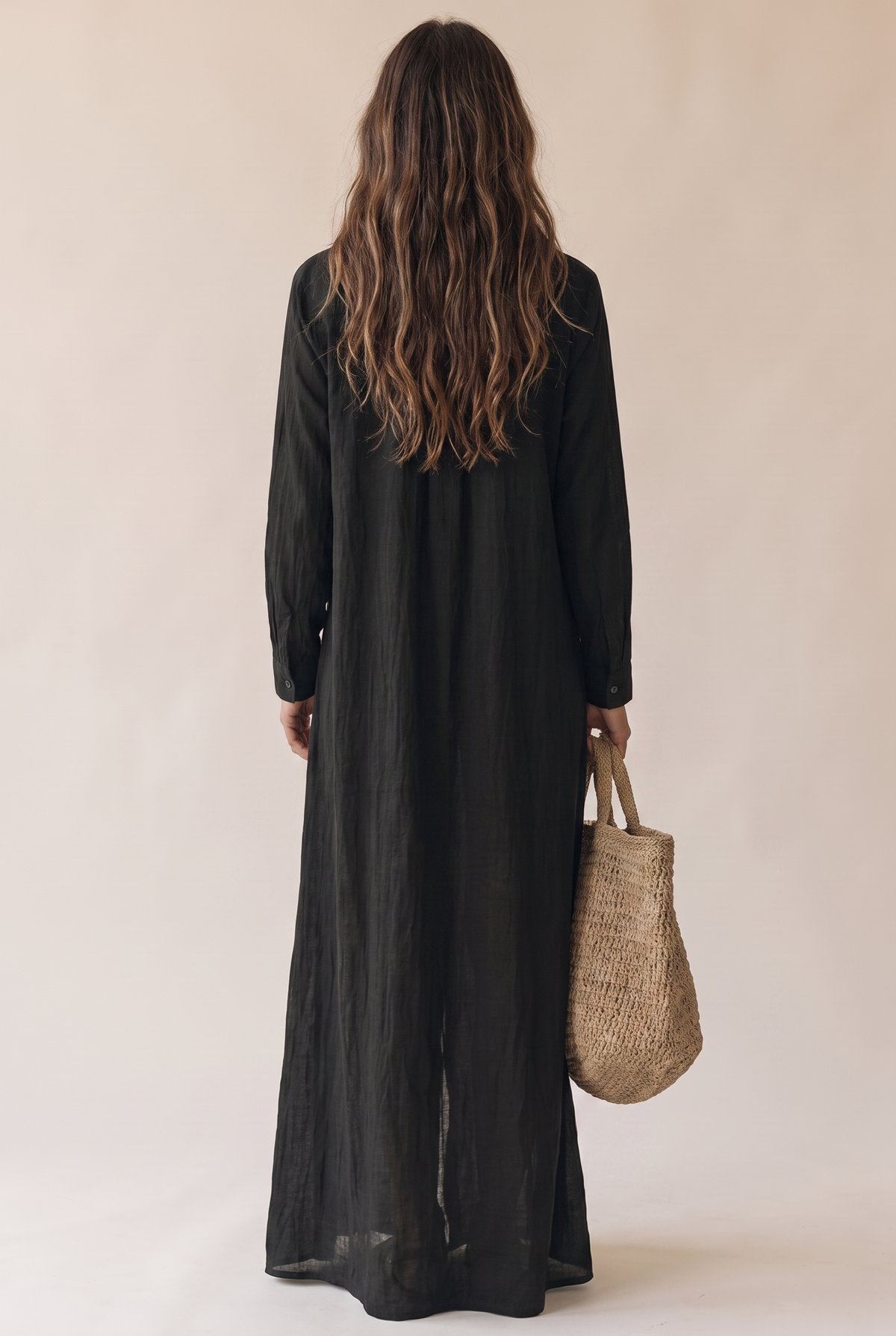 Eleanor Women's Dress with Buttons in Maxi Length, photo 3