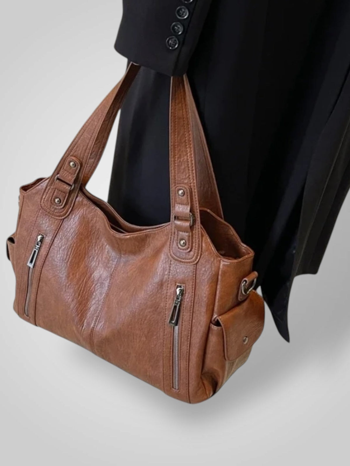 Ella Women's Bag with a Zip and Pockets, photo 6