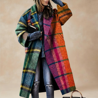 Esther Women's Coat in an Oversized Fit with a Wrap Front, photo 1