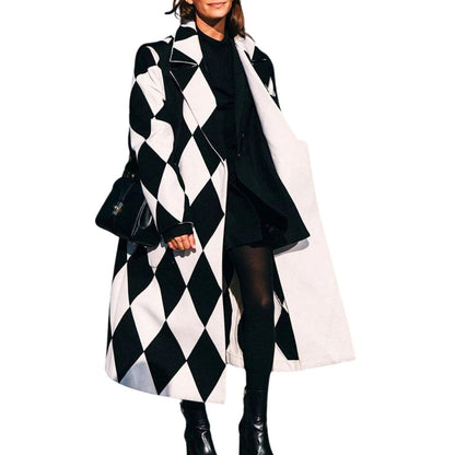 Esther Women's Coat in an Oversized Fit with a Wrap Front, photo 3
