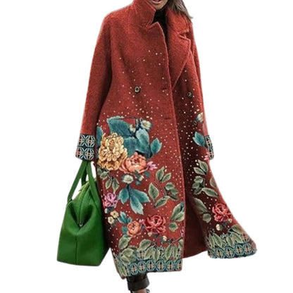 Esther Women's Coat in an Oversized Fit with a Wrap Front, photo 7