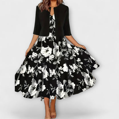 Eva Women's Co-ord Set with Three-quarter Sleeves and an All-over Print, photo 7