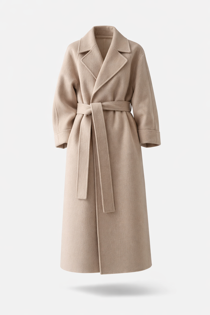 Faith Women's Coat in a Long Cut with a Belt, photo 1