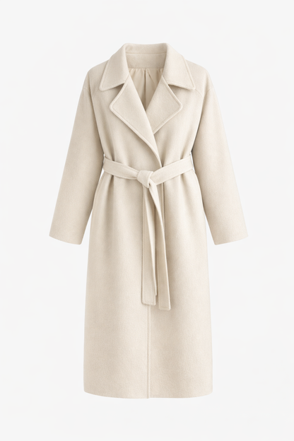 Faith Women's Coat in a Long Cut with a Belt, photo 3