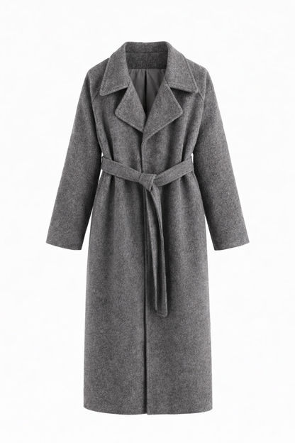 Faith Women's Coat in a Long Cut with a Belt, photo 4