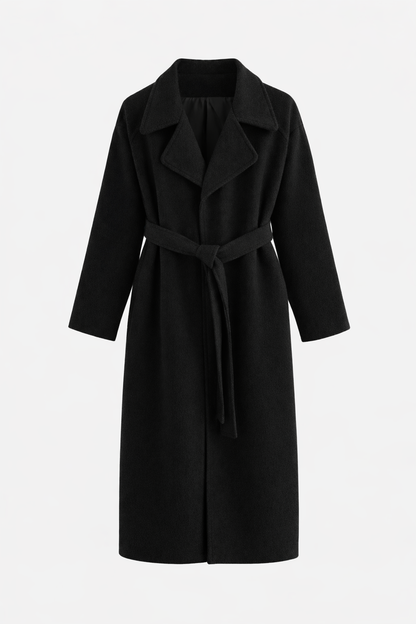 Faith Women's Coat in a Long Cut with a Belt, photo 5