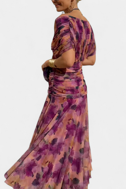 Fay Women's Dress in a Long Cut with a Floral Print, photo 4