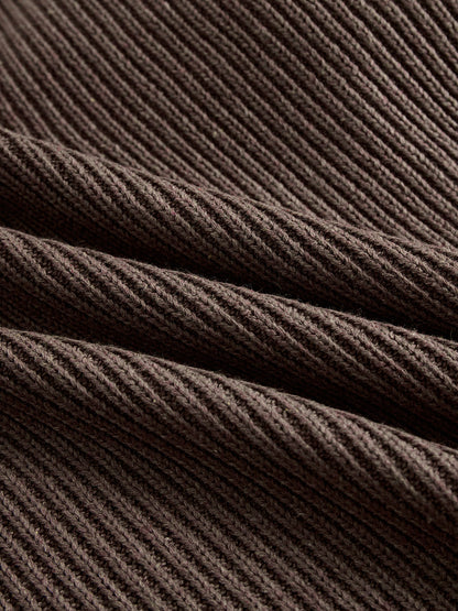 Felicity Women's Dress in Knit with a Turtleneck and Ruffles, photo 4