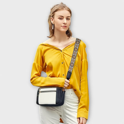 Frances Women's Shoulder Bag in a Leather Look with a Zip and Pockets, photo 9