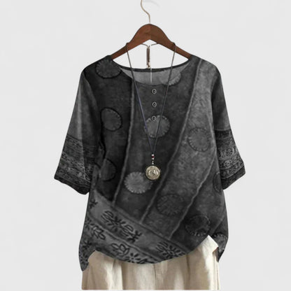 Freya Women's Top in a Long Cut with an All-over Print, photo 2
