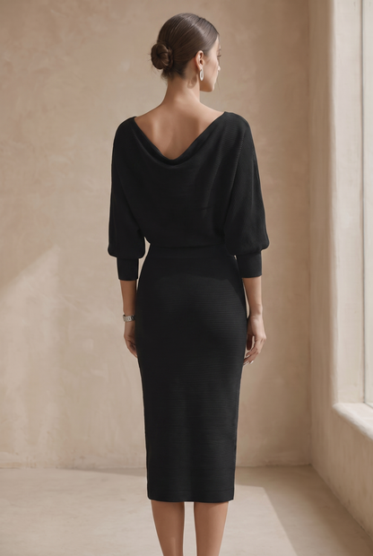 Frida Women's Dress in Knit with Long Sleeves, photo 7
