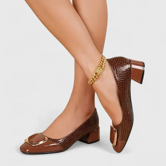 Greta Women's Loafers with a Block Heel, photo 1