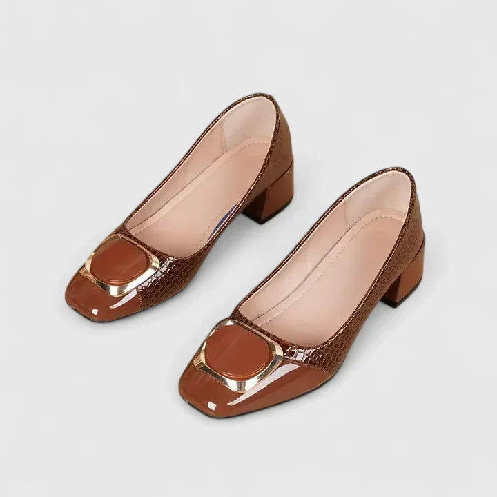 Greta Women's Loafers with a Block Heel, photo 3