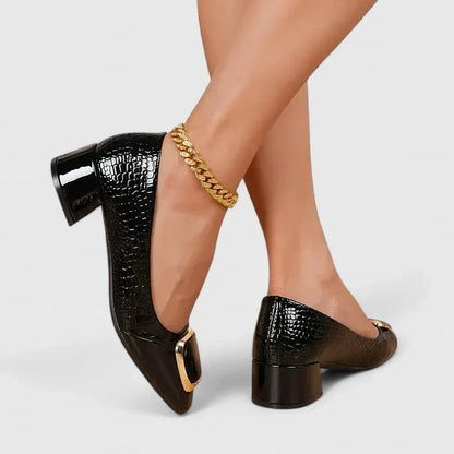 Greta Women's Loafers with a Block Heel, photo 7