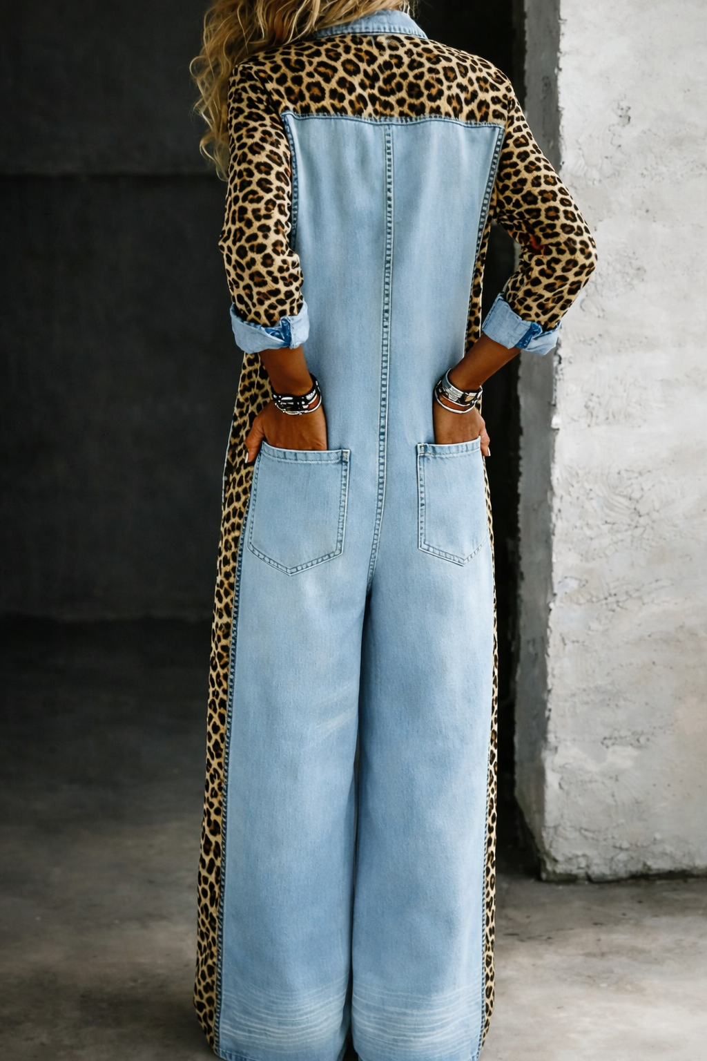 Hannah Women's Shirt in Denim with Long Sleeves, photo 6