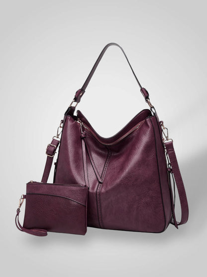 Heidi Women's Bag in Leather with Pockets, photo 2