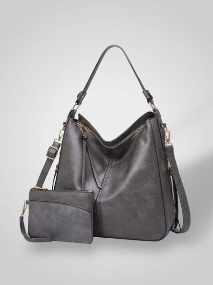Heidi Women's Bag in Leather with Pockets, photo 3
