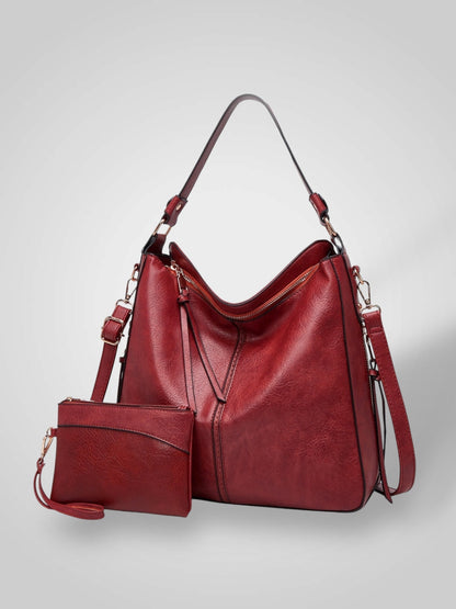 Heidi Women's Bag in Leather with Pockets, photo 4