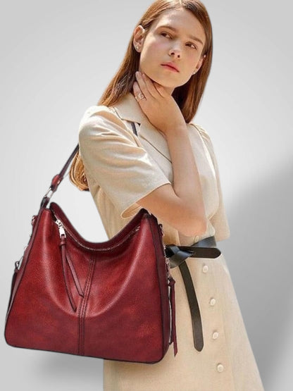 Heidi Women's Bag in Leather with Pockets, photo 9