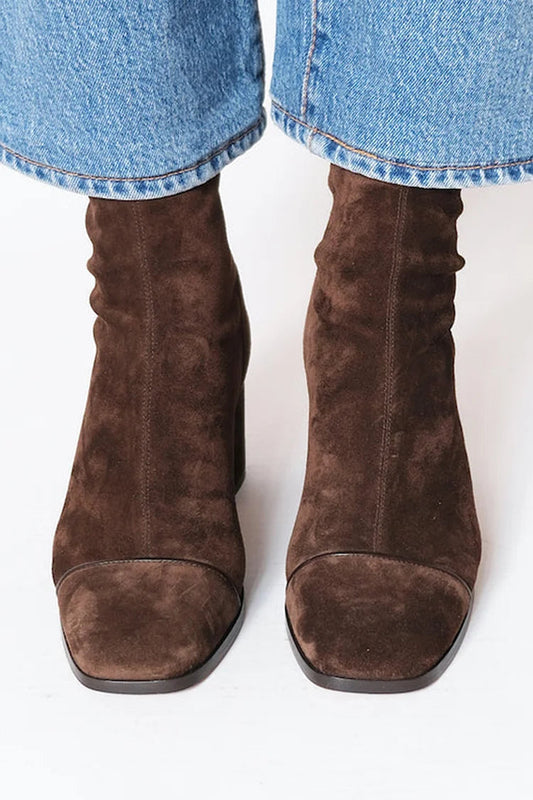 Helen Women's Boots in a Suede Look with a Stiletto Heel, photo 2