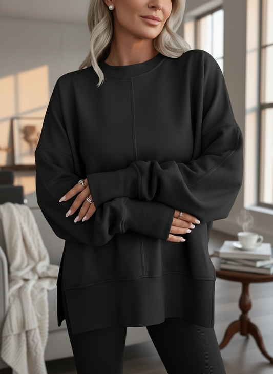 Hollie Women's Sweatshirt in a Relaxed Fit with Long Sleeves, photo 1