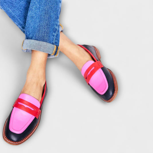 India Women's Loafers with Colour Blocking, photo 1