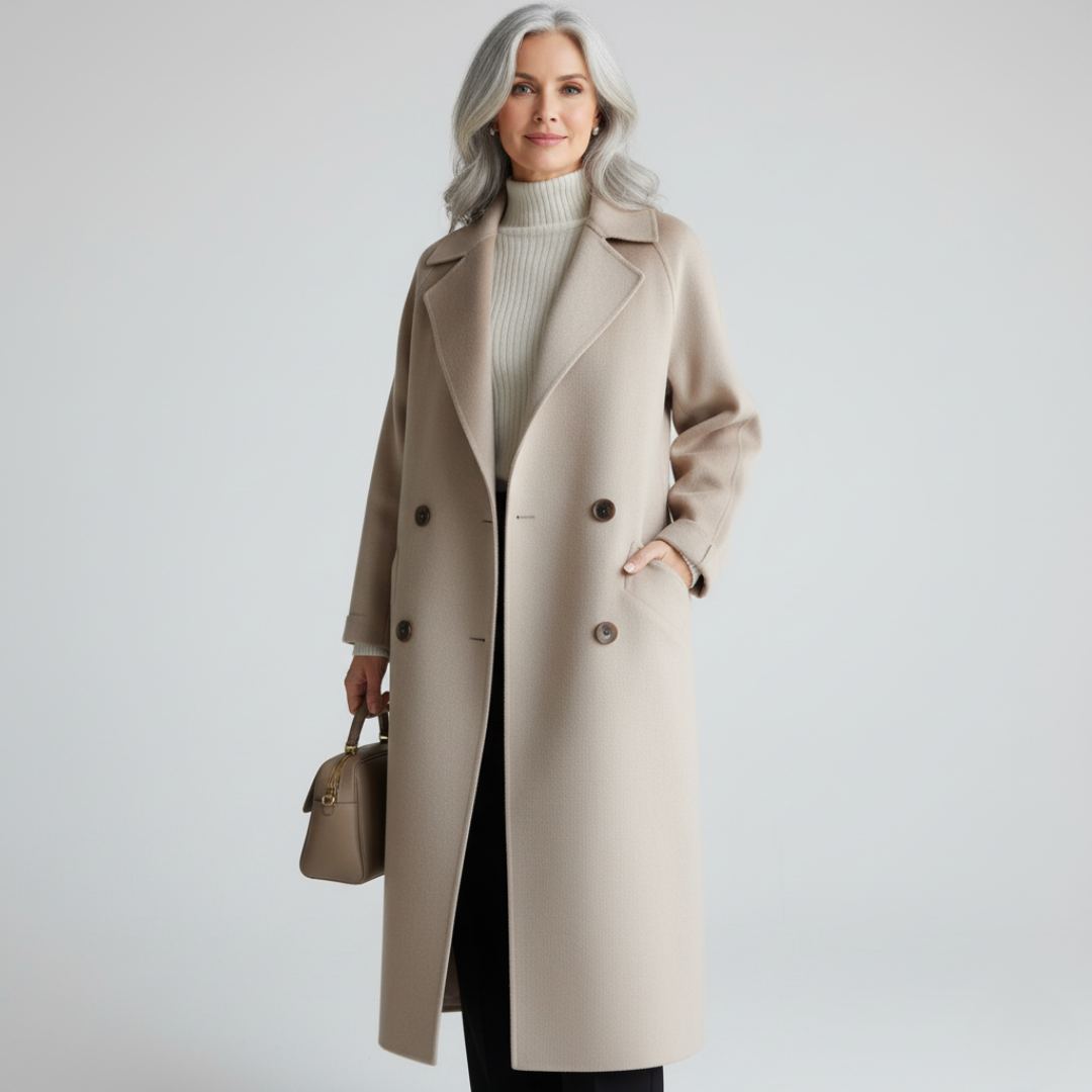 Iona Women's Coat with Lapels with Buttons with Long Sleeves, photo 1